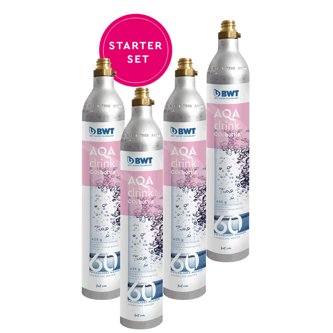 CO² Flaschen für AQA drink Systeme wie Wasserspender